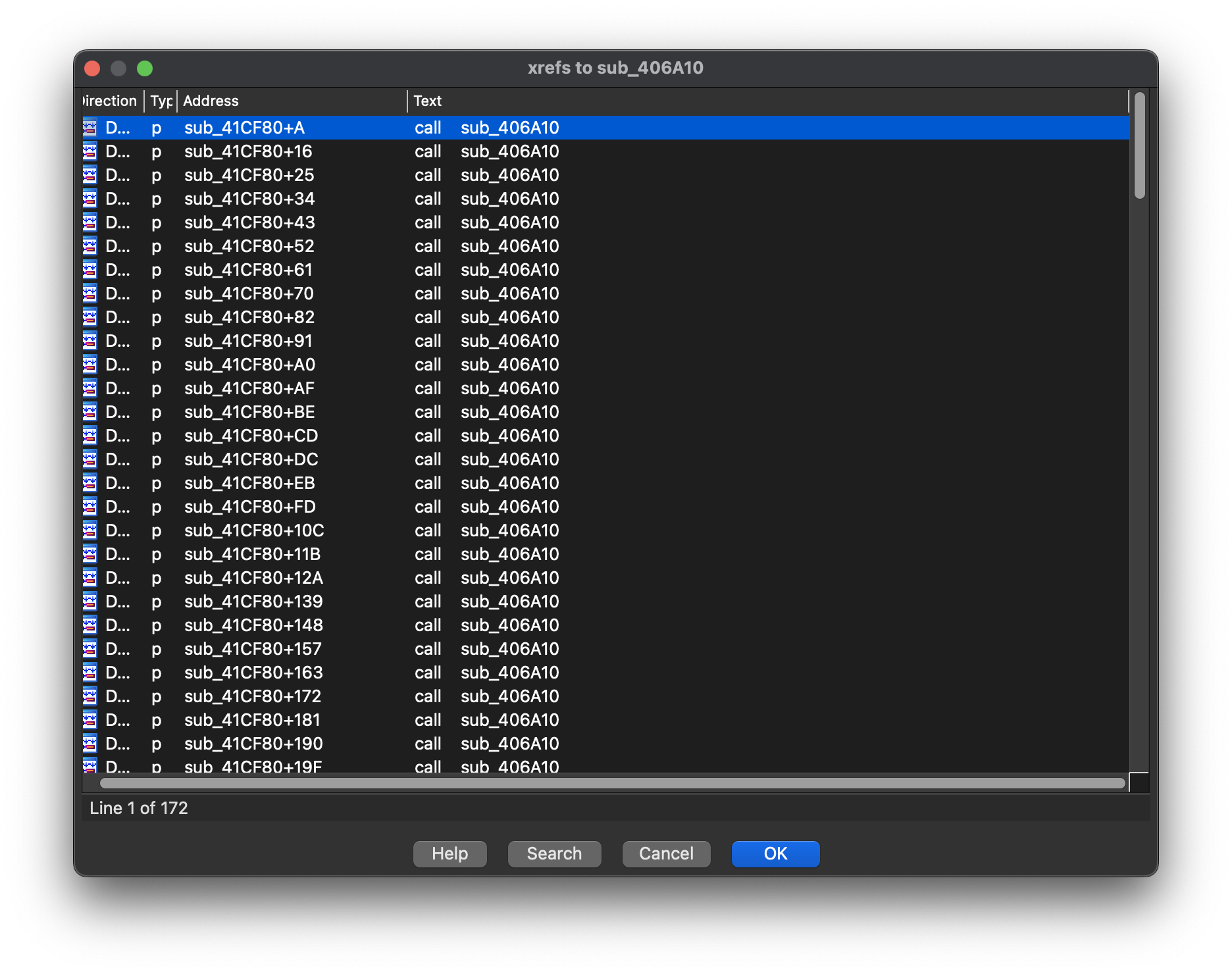 xrefs to sub_406A10